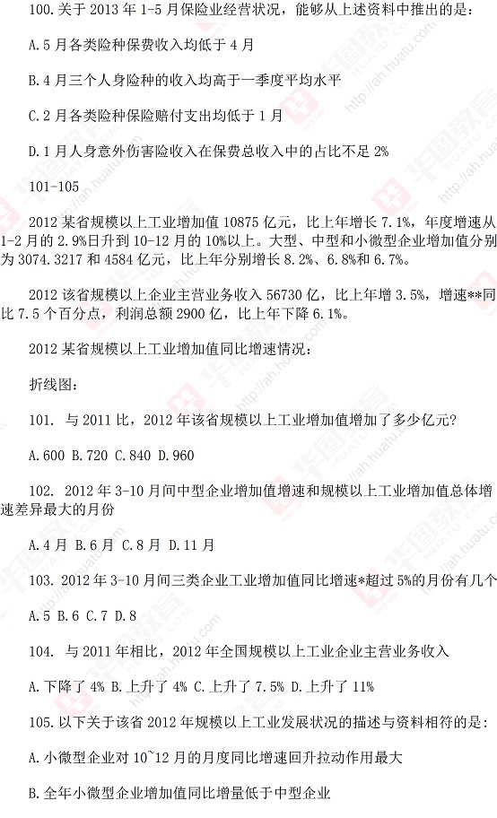 2014年安徽省公务员考试行测真题(完整版)